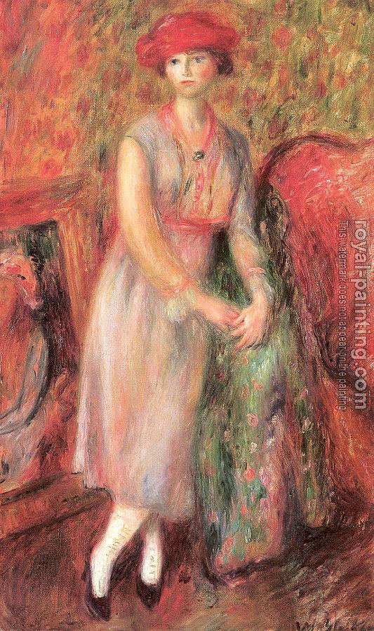 William James Glackens : Standing girl with white spats